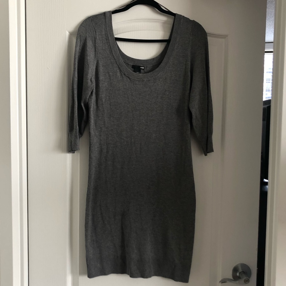 H&M scoop neck sweater dress